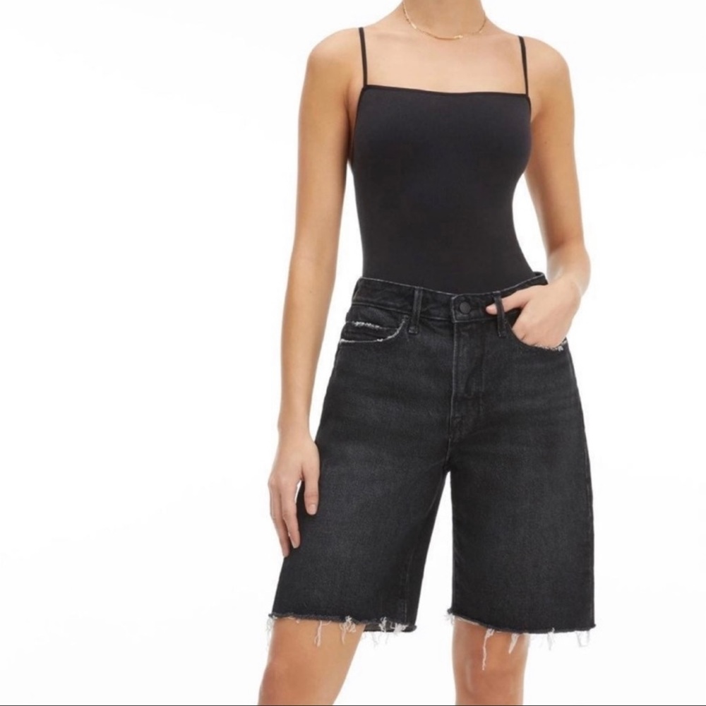 Good American Good 90’s Bermuda Shorts Sz 8